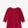 Owe Red Long Sleeve Velour Dress, thumbnail 2 of 3