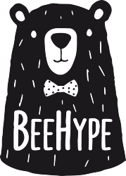 BeeHype raw honey logo