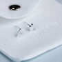 Sterling Silver Asymmetrical Balloon Stud Earrings, thumbnail 5 of 5