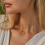 Moroccan Charm Gold Plated Peridot Necklace, thumbnail 1 of 12