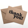 Set Of 12 Thank You Postcard Note Cards, thumbnail 3 of 8