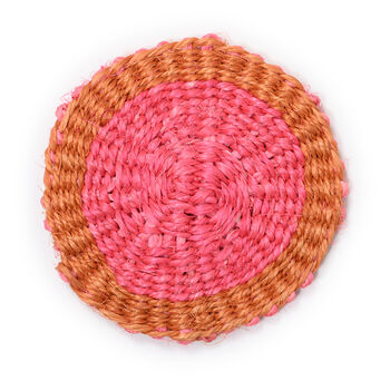 Colourful Handwoven Sisal Coasters, 6 of 10
