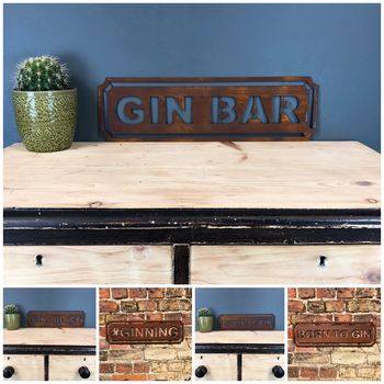 Home And Garden Bar Signs , Choice Of Designs, 3 of 10