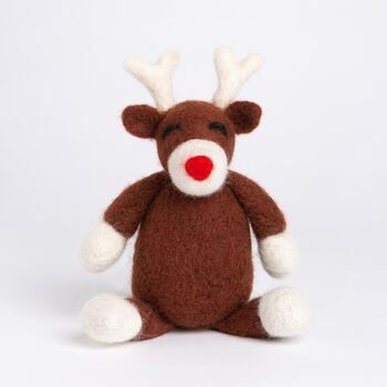 Reindeer Needle Felt Craft Kit, 2 of 7