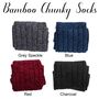 Men's Personalised Initials Soft Bamboo Sock Gift Set, thumbnail 4 of 6