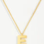 Women's Initial Necklace In 18k Gold, Christmas Jewellery Gift, thumbnail 6 of 12