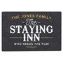 Personalised The Staying Inn Metal Sign, thumbnail 4 of 4