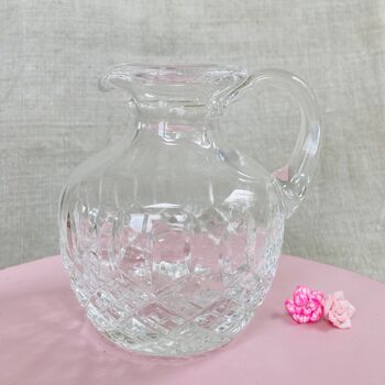 Antique Olive Oil / Vinegar Decorative Stuart Crystal Glass Bottle ~ 14, 7 of 9