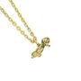 Personalised Bearded Dragon Gold Necklace, thumbnail 3 of 8