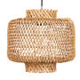 Boxed Diamond Woven Pendant Shade, thumbnail 2 of 5
