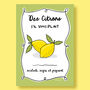Des Citrons S'il Vous Plait, Lemons Please Print, thumbnail 4 of 7