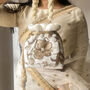 Arisha Potli Bag Ivory Velvet, thumbnail 4 of 4