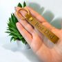 Personalised Engraved Leather Keychain – Personalised Gift, thumbnail 5 of 7