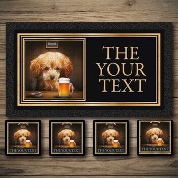Pooch And Pint Personalised Pub Sign/Bar Sign/Man Cave, 4 of 8