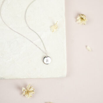 Personalised Solid Gold Disk Necklace, 7 of 9