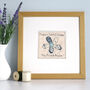 Personalised Embroidered Flower Picture Gift For Her, thumbnail 4 of 12