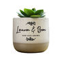 Personalised Plant Pot For Couple Wedding Gift, thumbnail 3 of 3