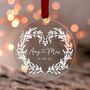 Personalised Christmas Bauble Gift For Couples, thumbnail 1 of 6