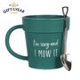 Funny Gifts For Him Plant Pot Mug With Shovel Spoon, thumbnail 4 of 4