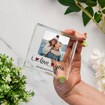 I Love You Glass Token For Wife Or Husband, 4 of 4