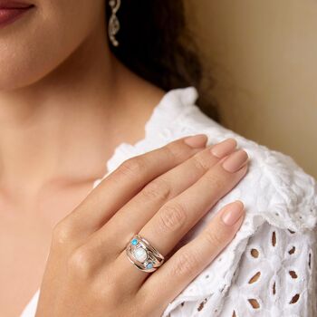 Trio Of Opal Statement Ring, 6 of 7