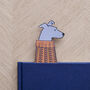 Lurcher Dog Bookmark Personalisation Available, thumbnail 3 of 11