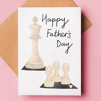 Personalised Chess Father's Day Card, 2 of 5