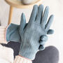 Pastel Suede Gloves, thumbnail 2 of 9