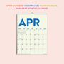 2025–2026 Academic Year Calendar | Colourburst | August Start | A4, thumbnail 3 of 6