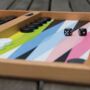 Colourful Backgammon Board Game, thumbnail 2 of 3