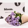 Lilac Campanula Fresh Flower Bouquet, thumbnail 2 of 5