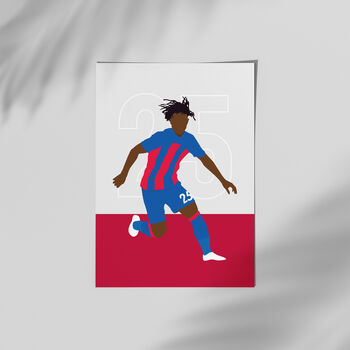 Eberechi Eze Crystal Palace Football Poster, 2 of 3