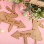 Personalised Wooden Easter Bunny Egg Hunt, thumbnail 3 of 4