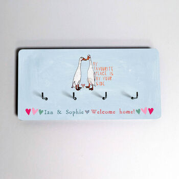 Personalised 'New Home' Key Holder, 3 of 3