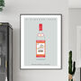 Personalised 'A Vintage Year', Birthday Vodka Print, thumbnail 1 of 12