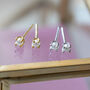 Tiny Pearl Stud Earrings, thumbnail 4 of 9