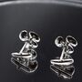 Boat Propeller Cufflinks 316 L Stainless Steel Nautical Gift For Him, thumbnail 2 of 5