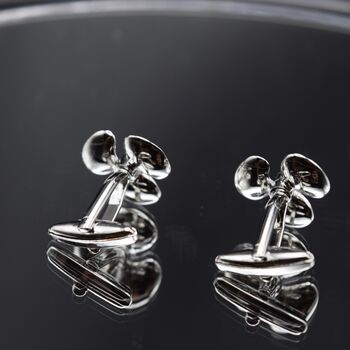 Boat Propeller Cufflinks 316 L Stainless Steel Nautical Gift For Him, 2 of 5