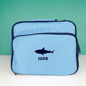 Kids Personalised Shark Lunch Box, 3 of 4