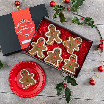 Christmas Gingerbread Biscuit Gift Box, 3 of 4