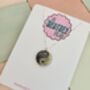 Yin Yang Glitter Charm Necklace / Zen Gift For Her / Minimal Spiritual Jewellery / Cute Statement Necklace, thumbnail 3 of 7