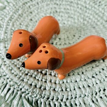 Dachshund Salt And Pepper Shakers, 2 of 4