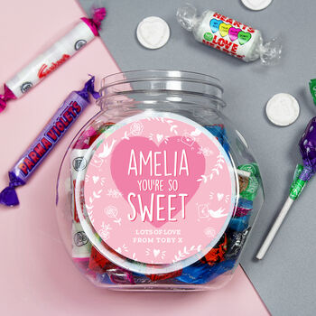 Personalised You're So Sweet Sweet Jar, 4 of 5
