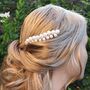 Pearl Bridal Hair Comb For Weddings, thumbnail 12 of 13