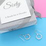 60th Birthday Bead Earrings, thumbnail 3 of 3
