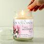 Personalised Mother's Day Scented Candle Jar, thumbnail 3 of 6