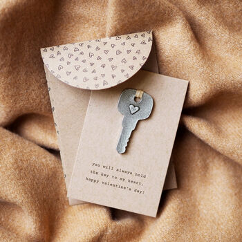 Personalised 'You Hold The Key' Keyring Token, 2 of 4