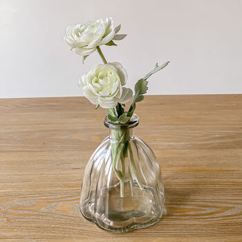 Flora Clear Glass Bud Vase Or Taper Candle Holder, 2 of 4