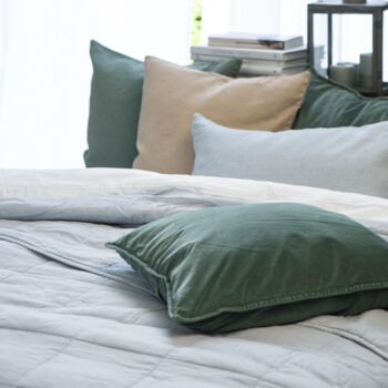 Vintage Quilt Dusty Blue, 9 of 10