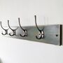 Farrow And Ball Studio Green Painted Coat Rack, thumbnail 3 of 4